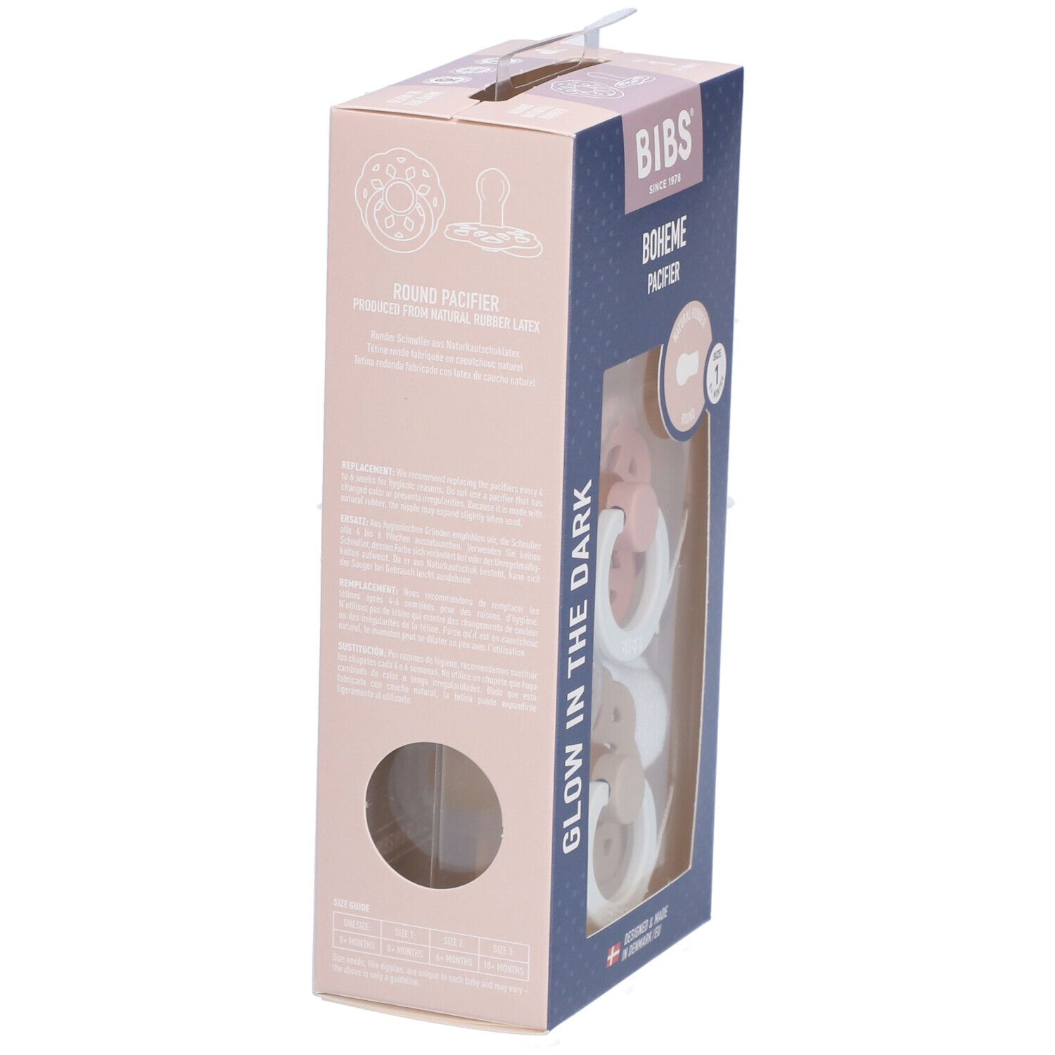 BIBS Boheme Glow in the Dark Schnuller