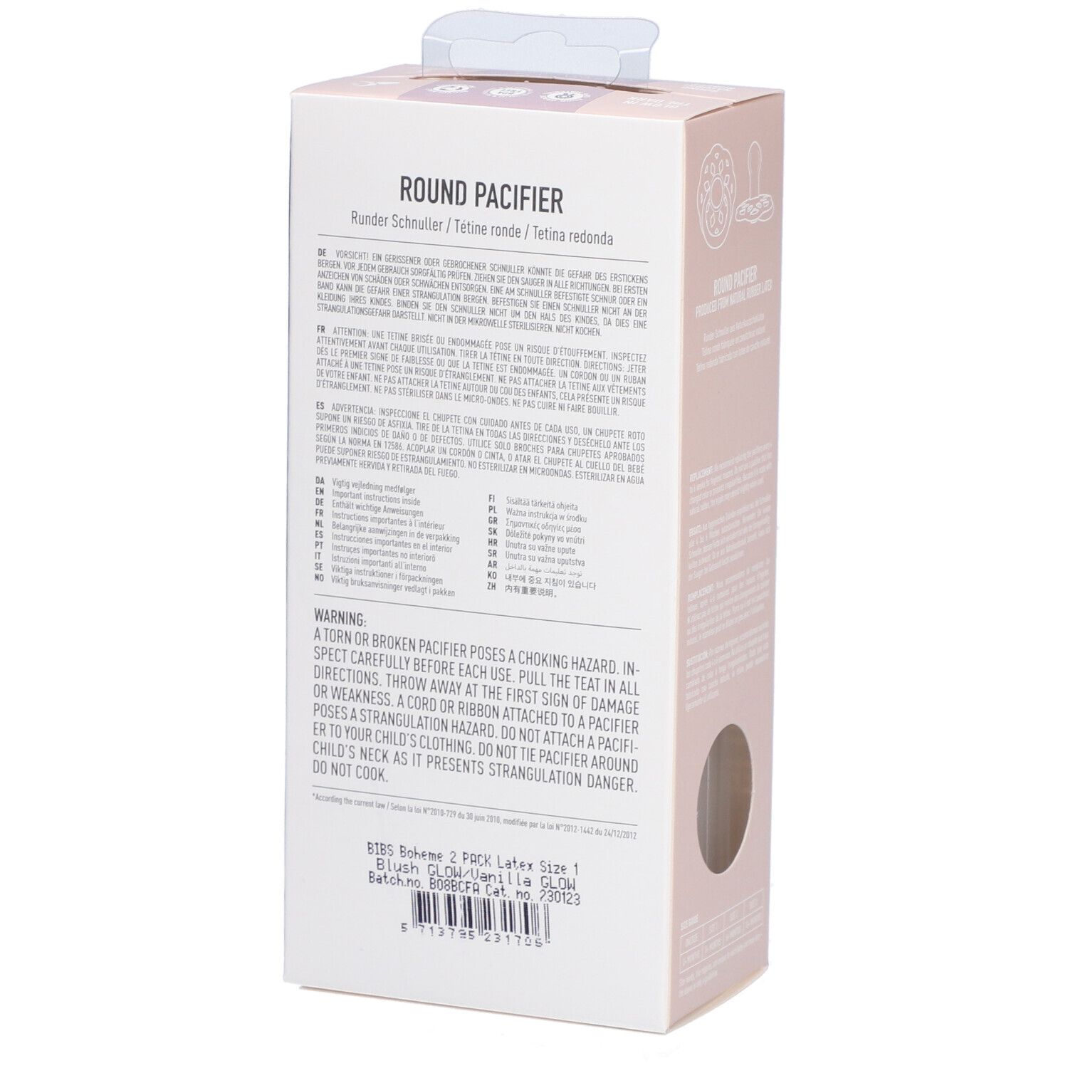 BIBS Boheme Glow in the Dark Schnuller