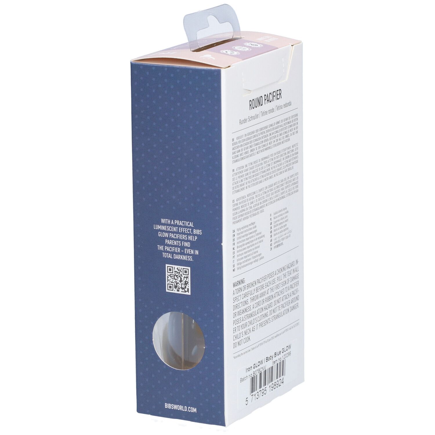 BIBS Glow in the Dark Colour Schnuller,