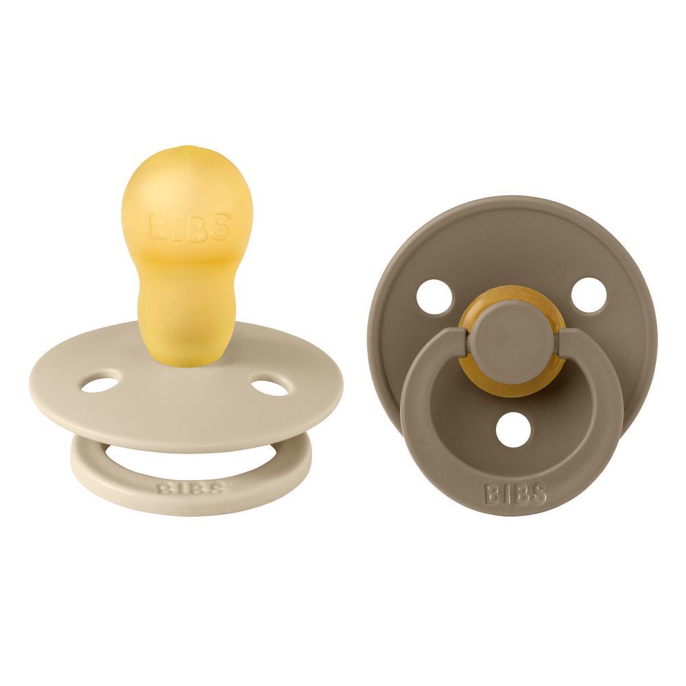 Bibs Duo de Sucettes Vanilla/Dark Oak 18mois et +