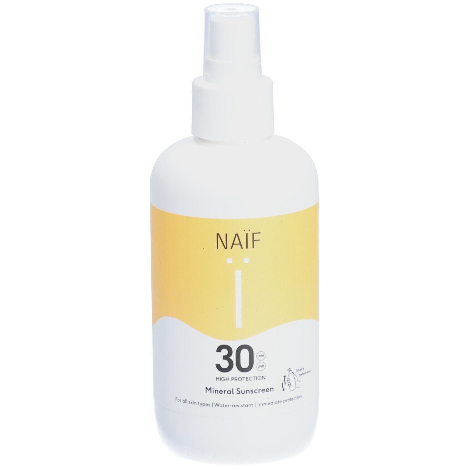 Naif Grown Ups Minerale Zonnespray Spf30 175ml 175 ml Spray