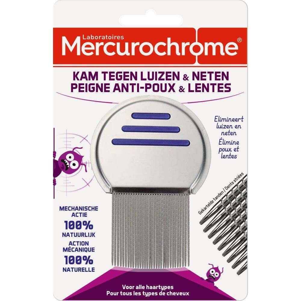 Mercurochrome Kam Tegen Luizen & Neten 1 St