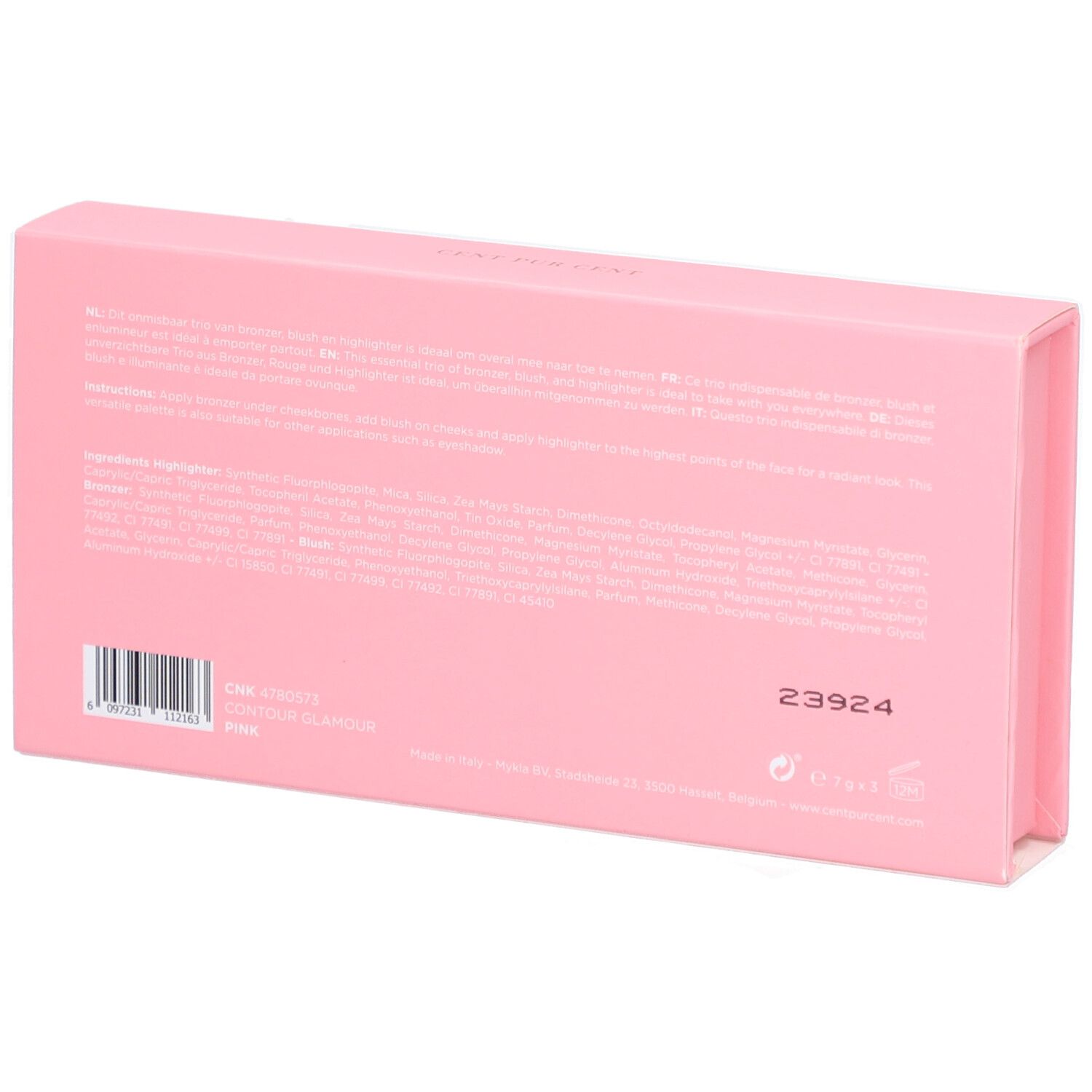 Cent Pur Cent Kontur Glamour Pink