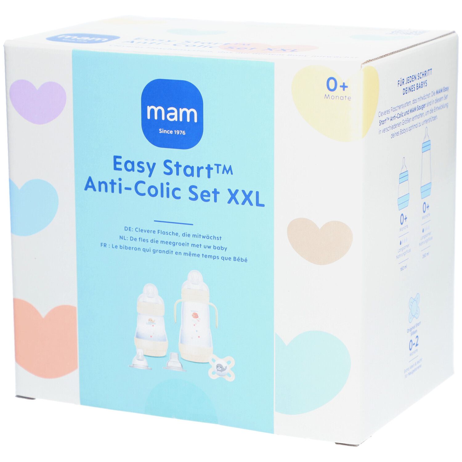 MAM XXL Starter-Set Easy Start Anti-Colic, beige