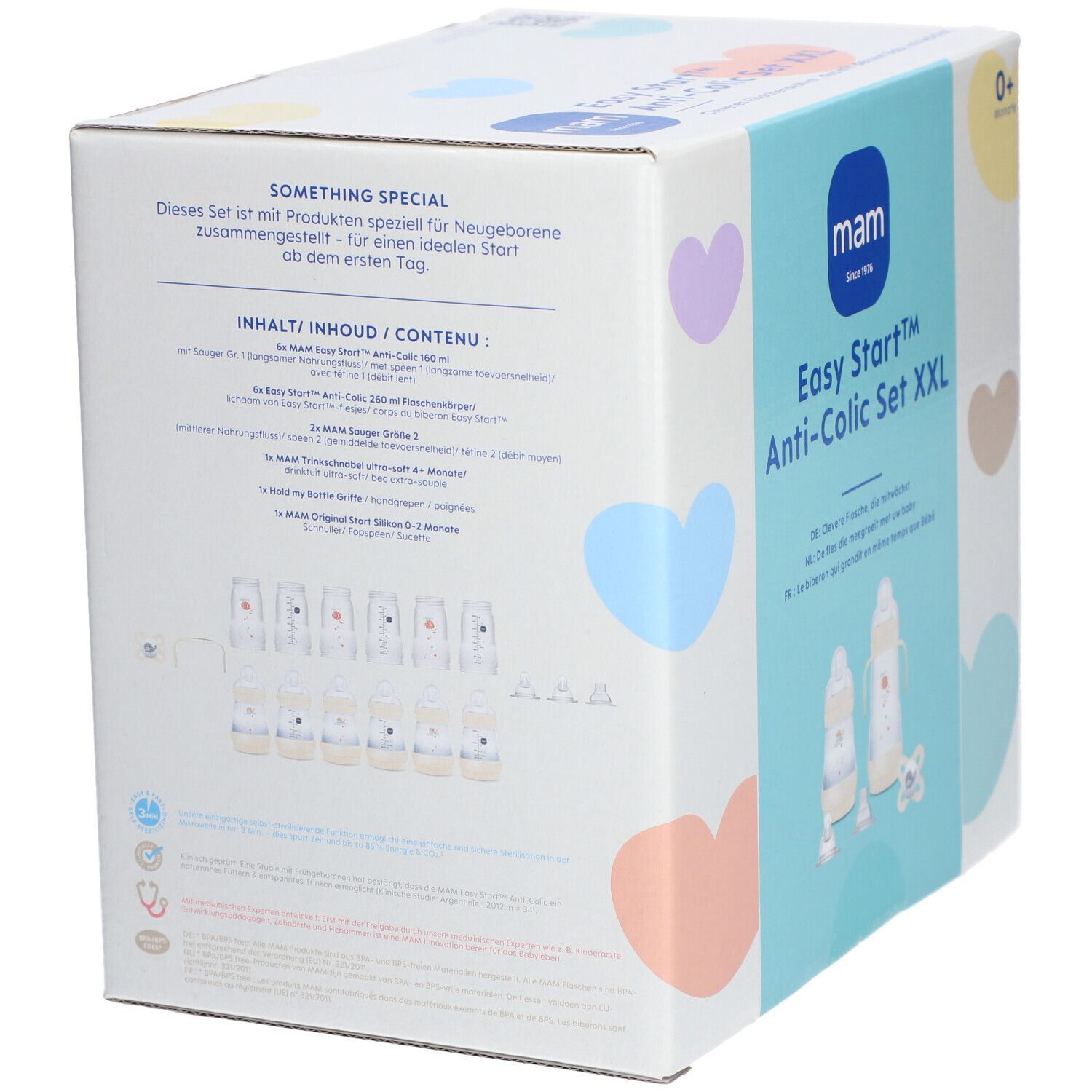 MAM XXL Starter-Set Easy Start Anti-Colic, beige