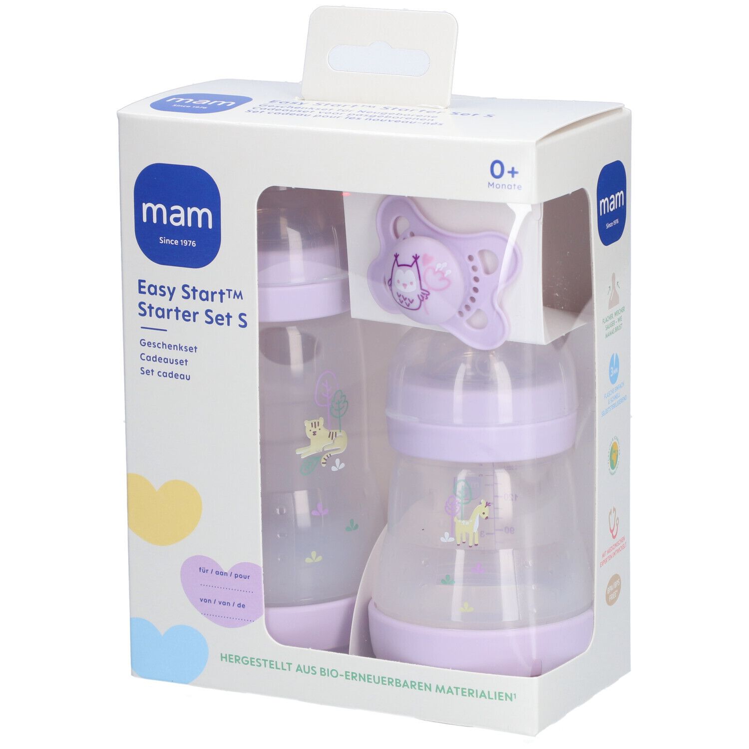 MAM Easy Start Geschenkset S Lilac 0m+ 1 St Kombipackung