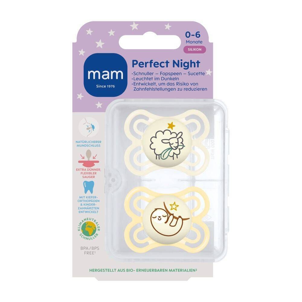 MAM Perfect Night Silikonschnuller 0-6 Monate