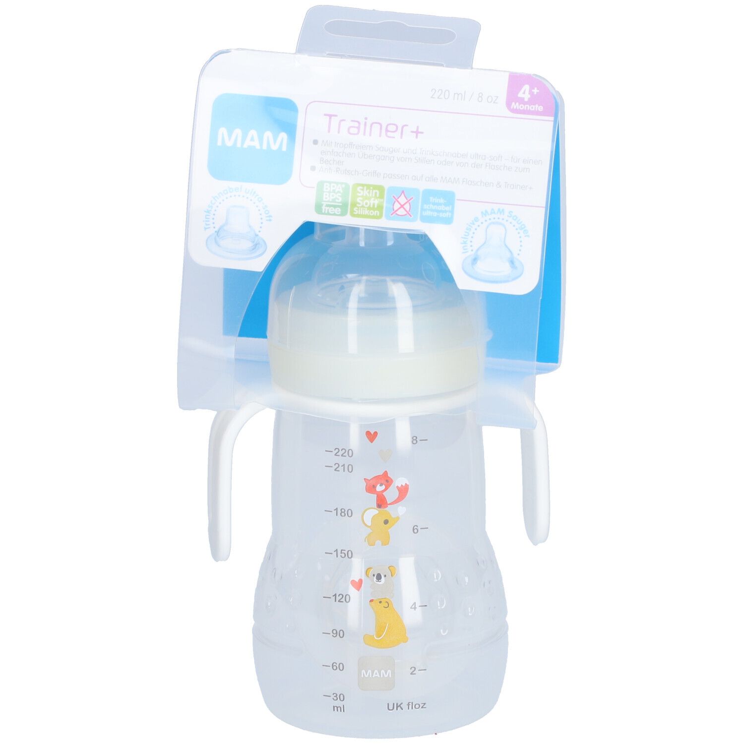 MAM Trainer+ Oefenbeker Unisex 220ml 220 ml Babyflasche