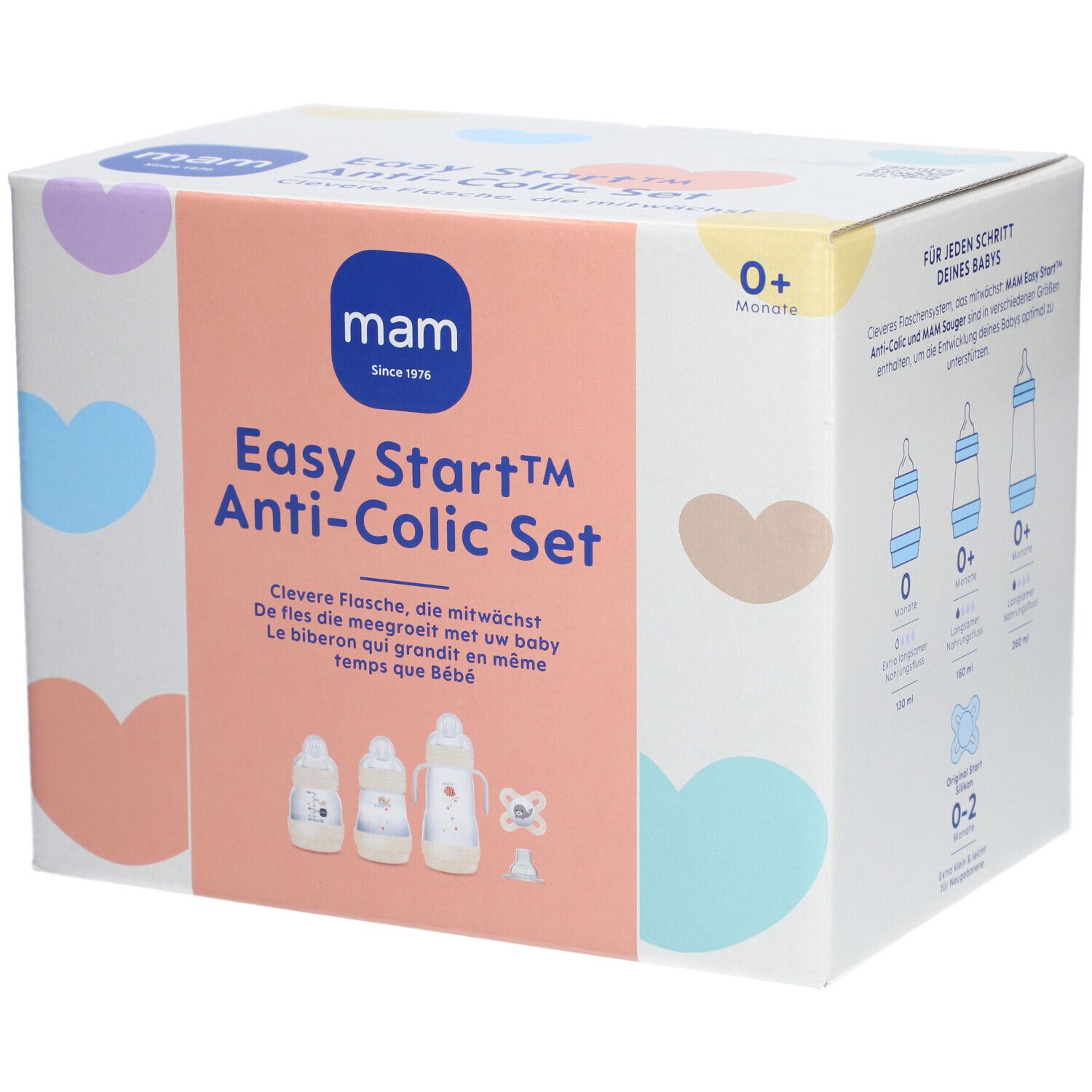 MAM Easy Start Anti-Colic Unisex 0m+ 1 St Kombipackung