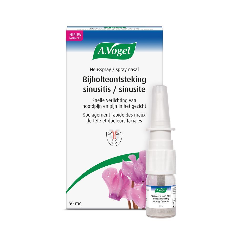 A.Vogel Neusspray bij bijholteontsteking, 50 mg.