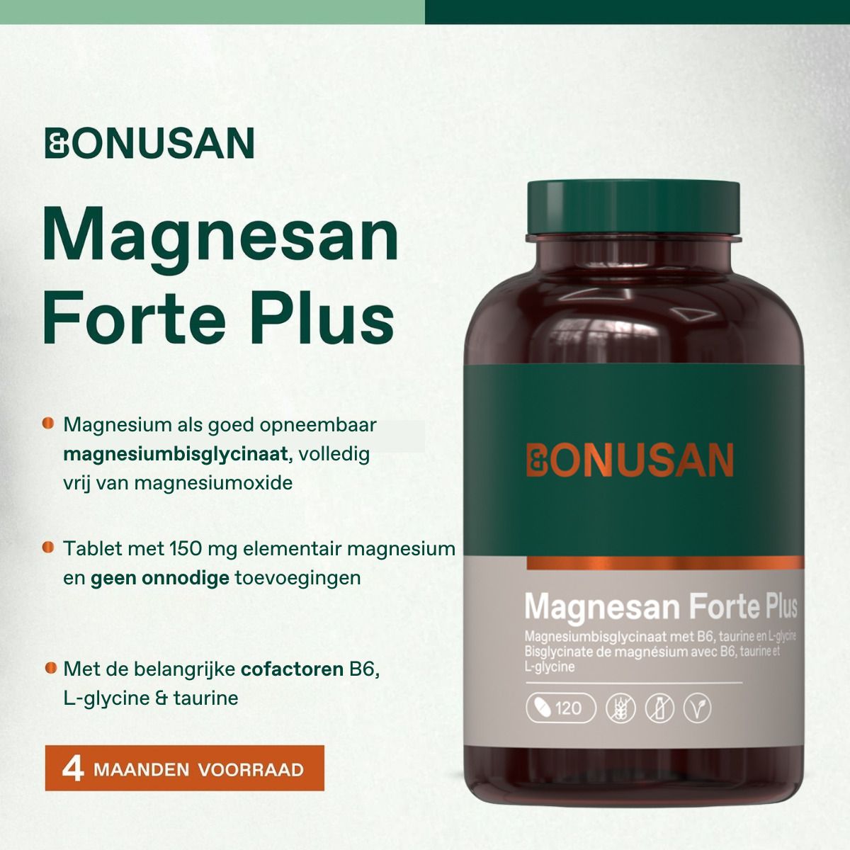 Bonusan Magnesan Forte Plus 120 Tabletten