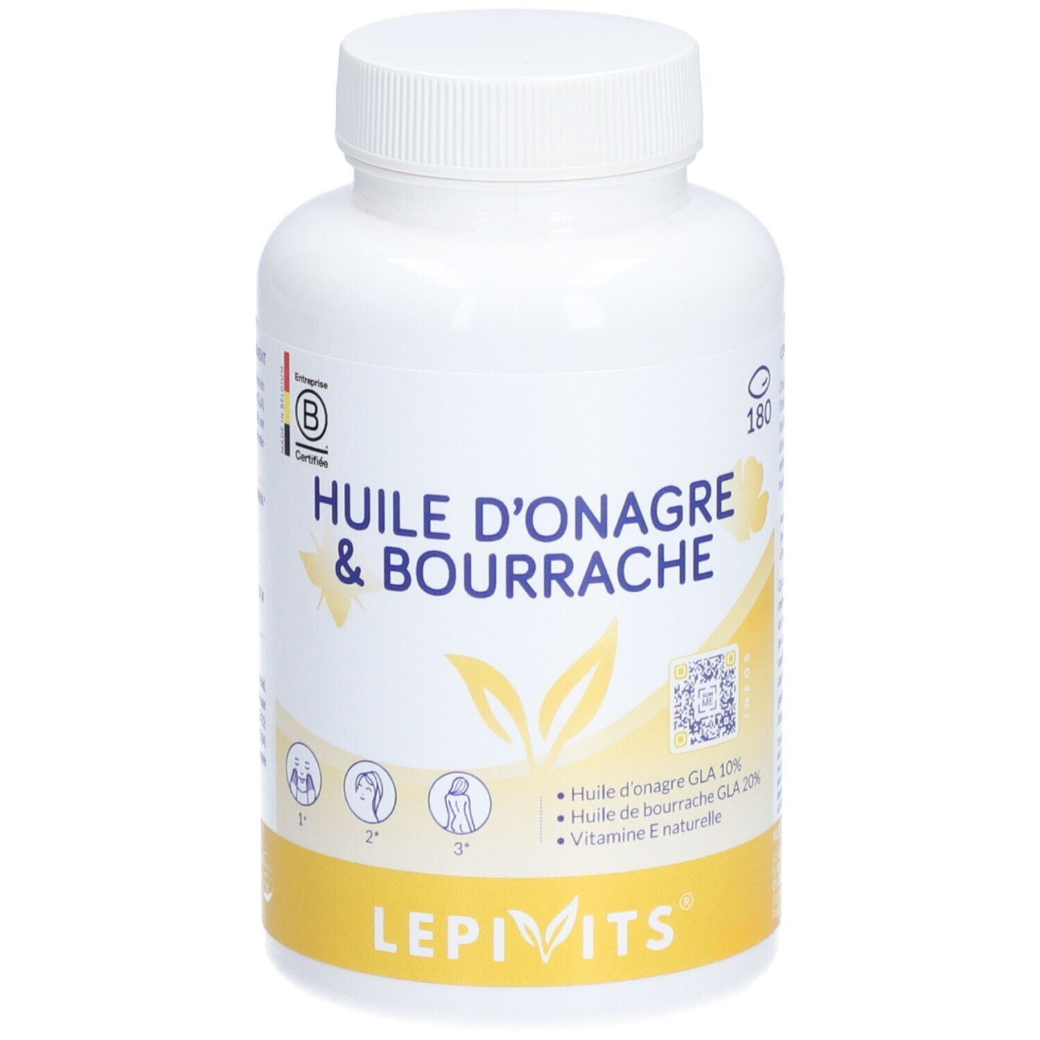 LepiVits Huile d'Onagre & Bourrache