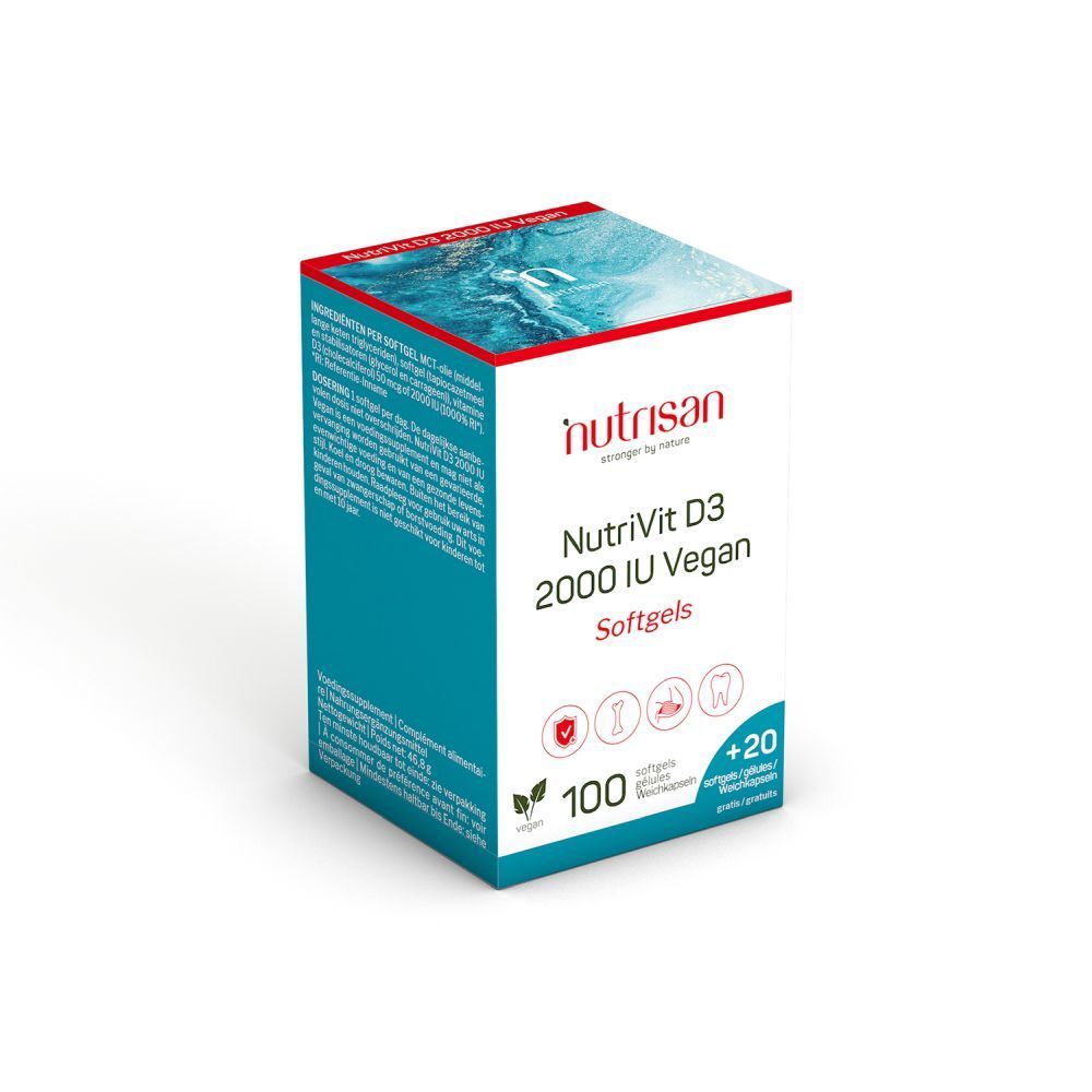 Nutrisan Nutrivit D3 2000 IU Vegan Softgels
