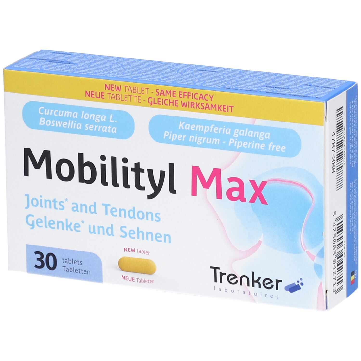 Mobilityl MAX | Kurkuma voor gewrichten en pezen 30 Tabletten