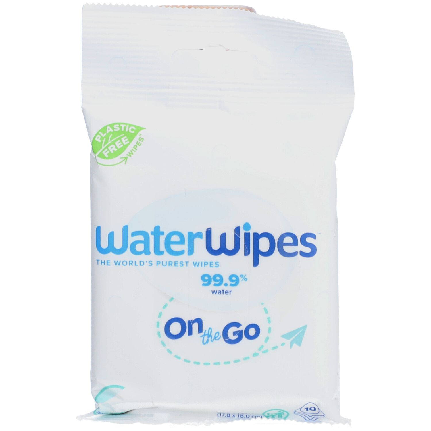 WaterWipes On the go 10st 10 St Tücher