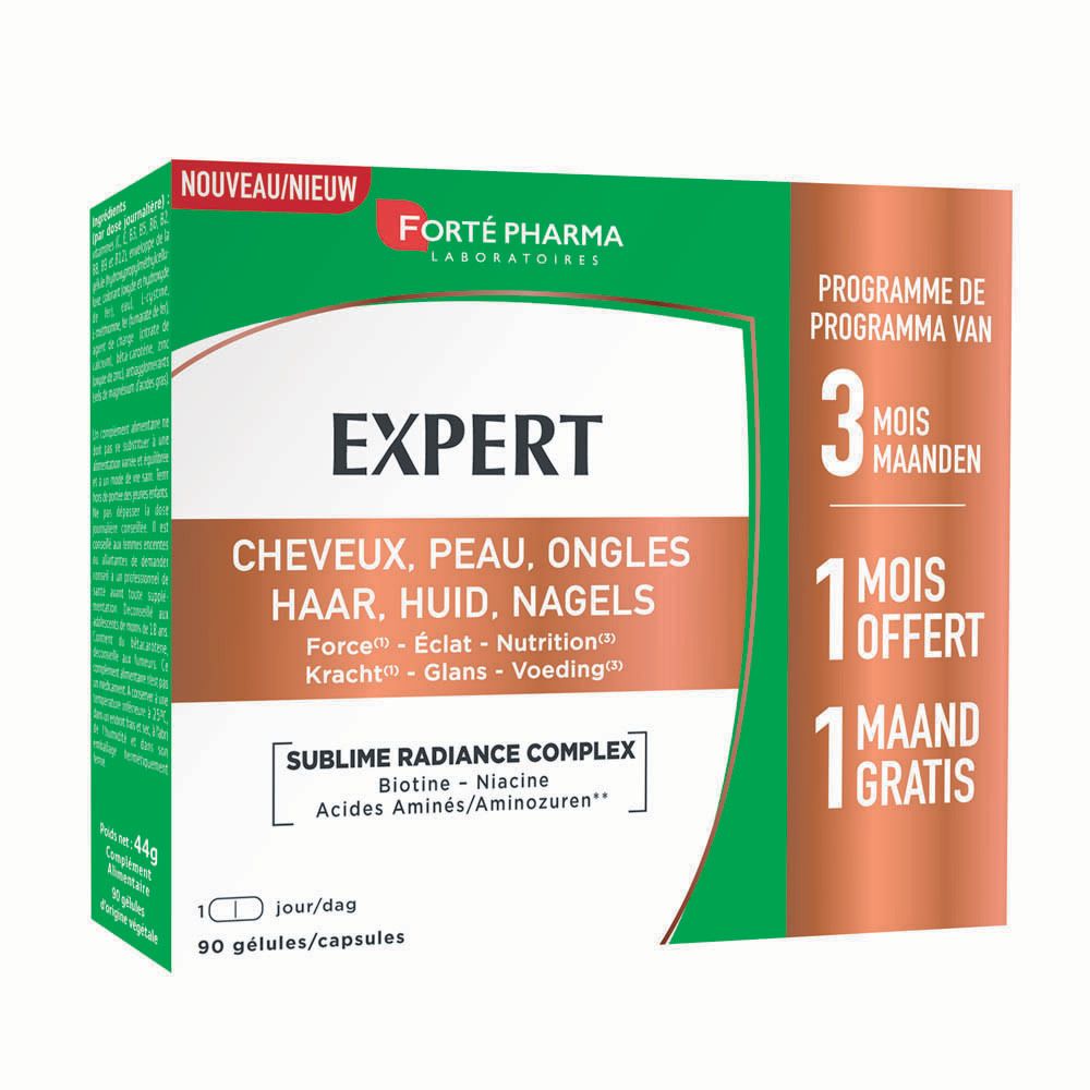 Forté Pharma Expert Haar, Huid, Nagels 2 + 1 GRATIS 90 Capsules
