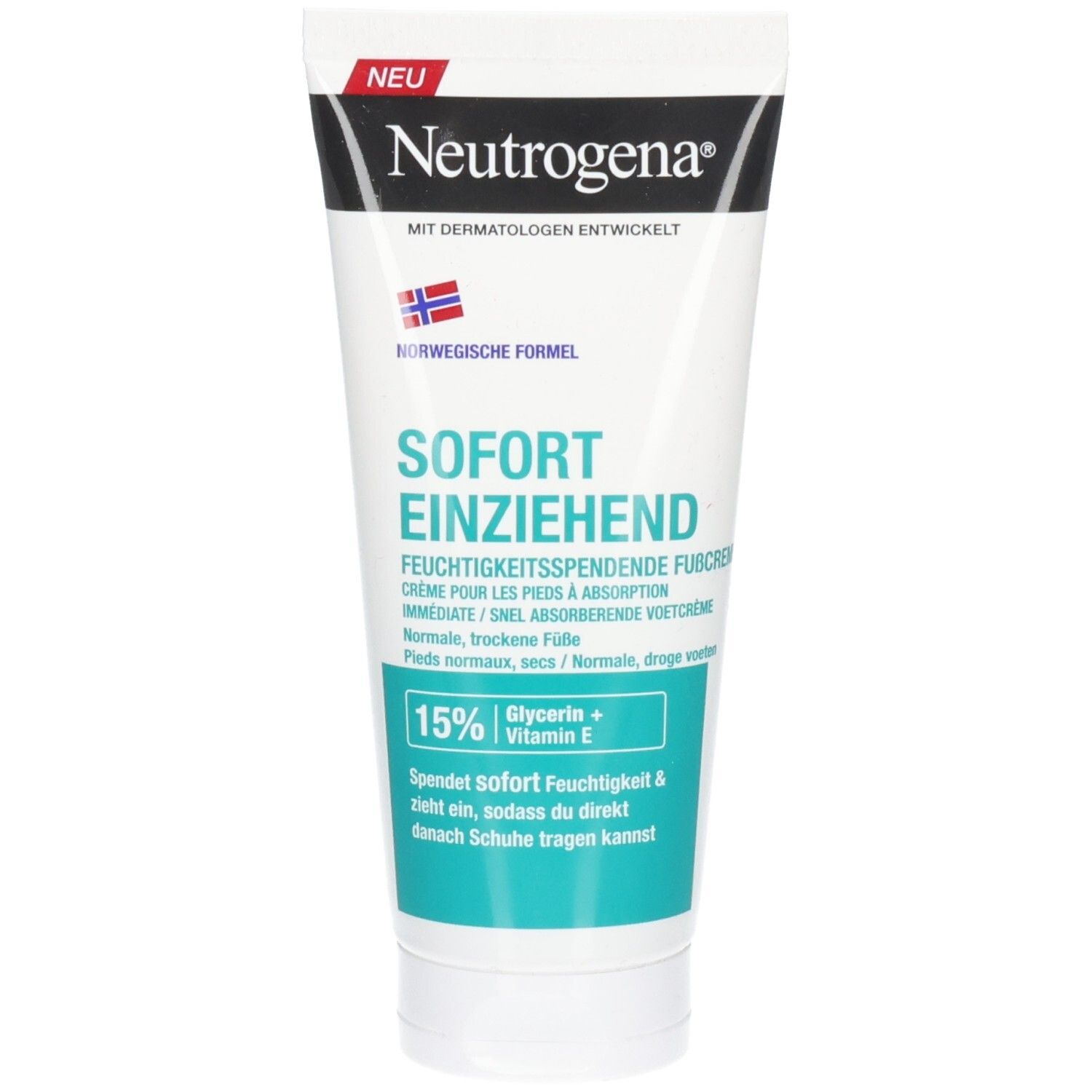 Neutrogena Norwegian Formula Schnell einziehende Fußcreme