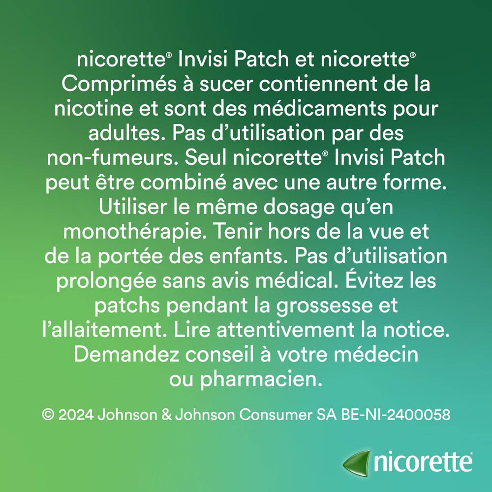 Nicorette Freshmint comprimés à sucer 2mg, 80 pièces, face avant.