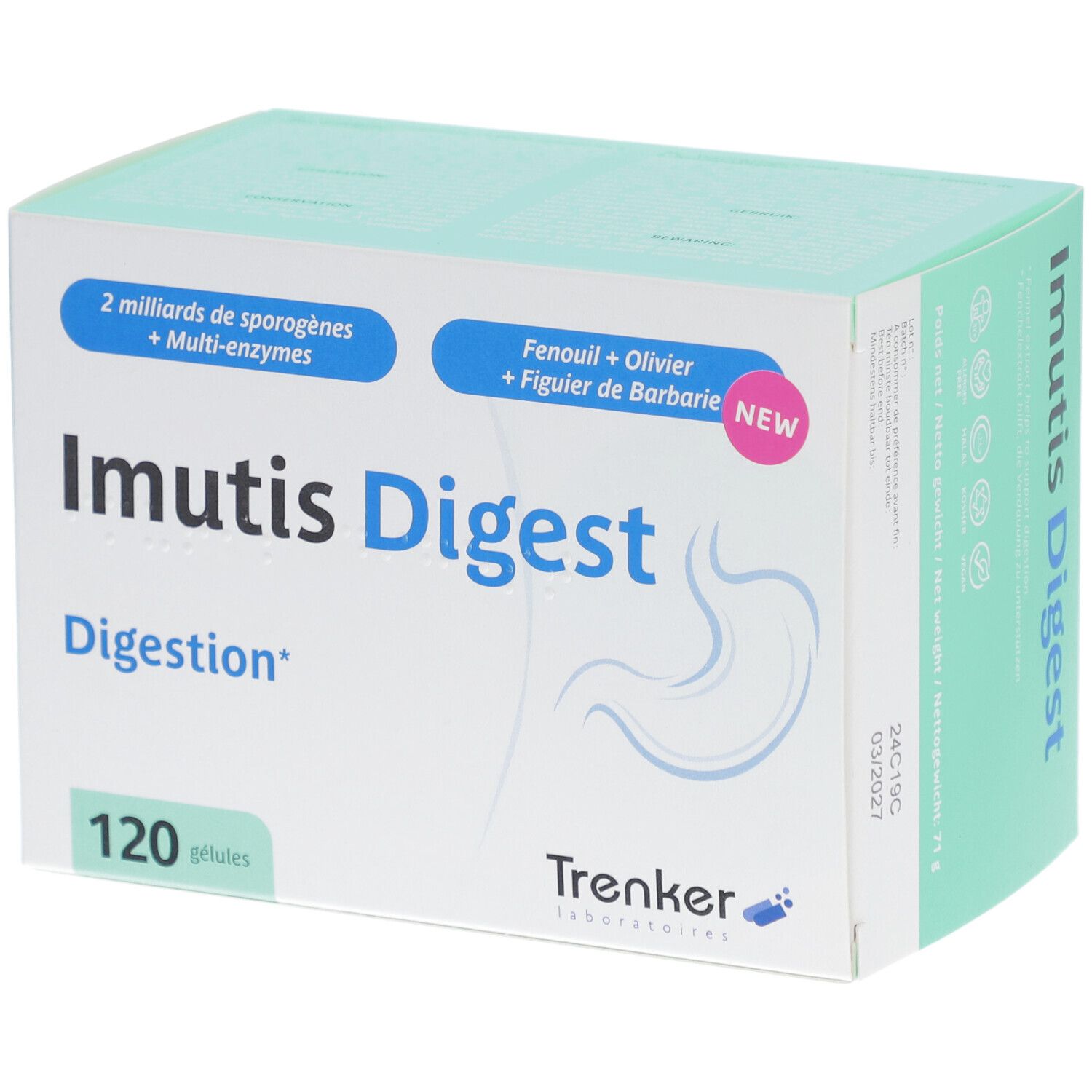 Imutis Digest | Spijsvertering 120 Capsules