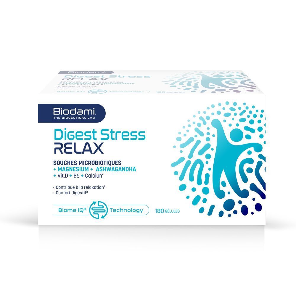 Biodami Digest Stress Relax 180 Capsules