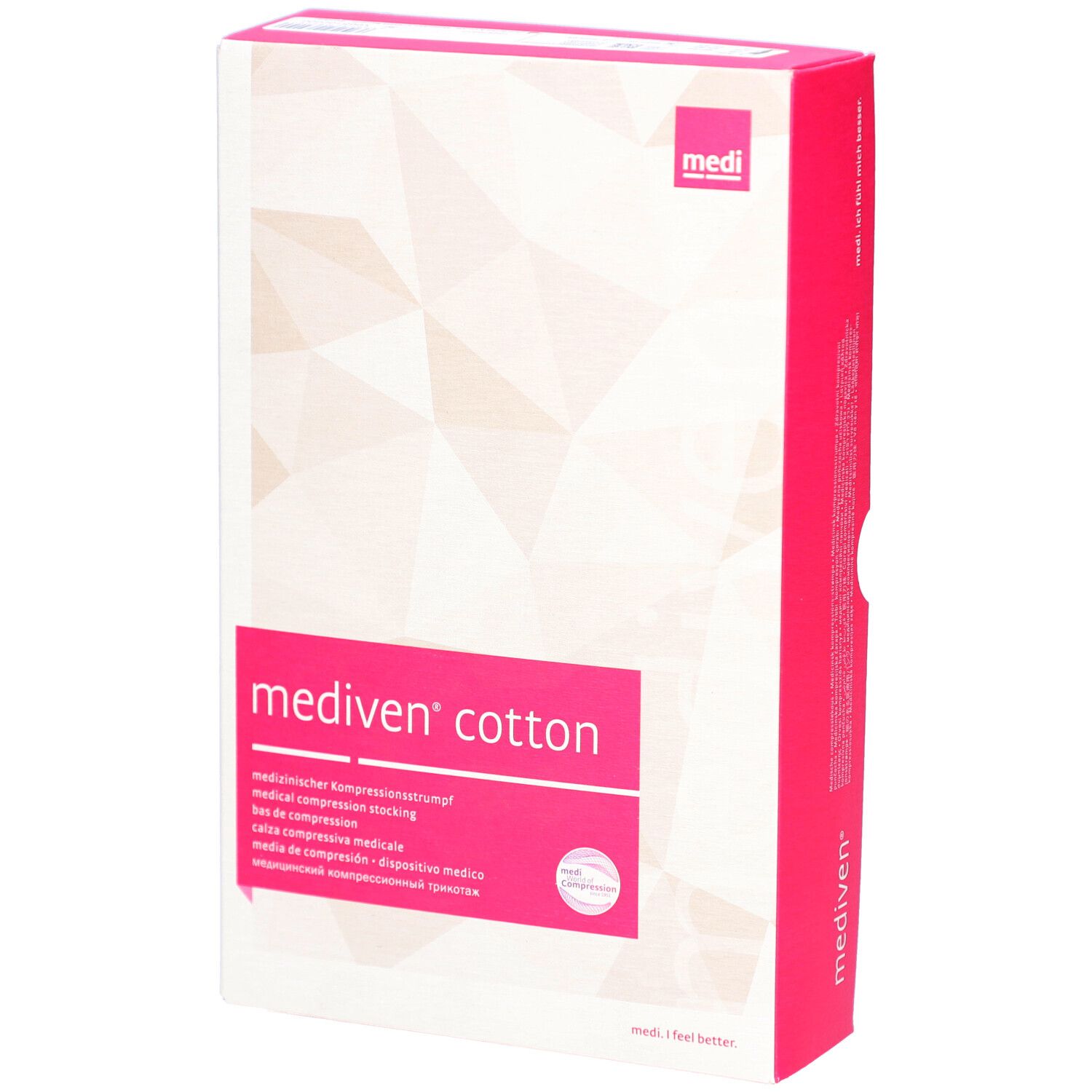 Mediven Cotton Ccl2 Ag/nob-w O.t. Caramel M2 1paar 1 Kousen