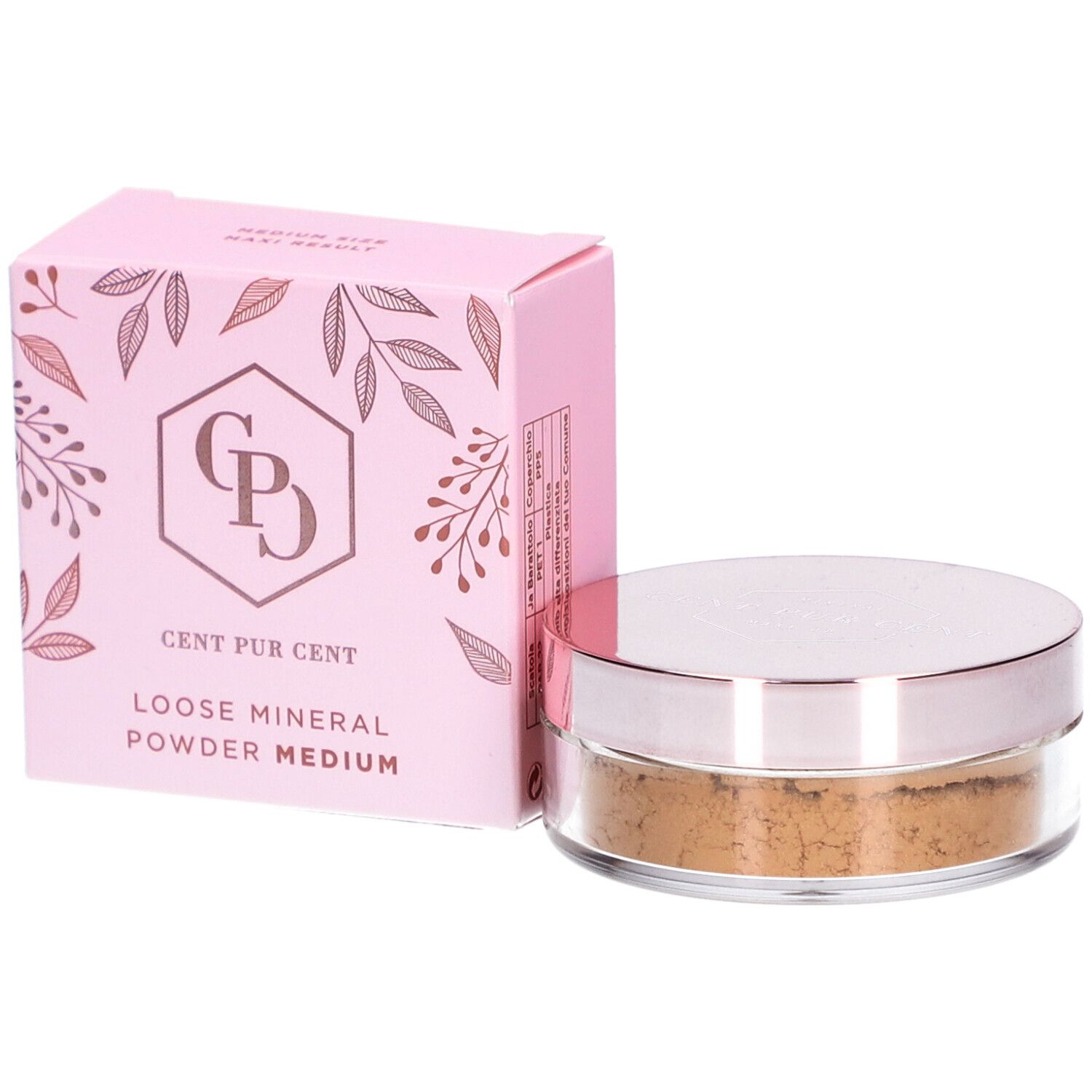 Cent Pur Loose Mineral Foundation Medium 6.0 3g 3 g Make up