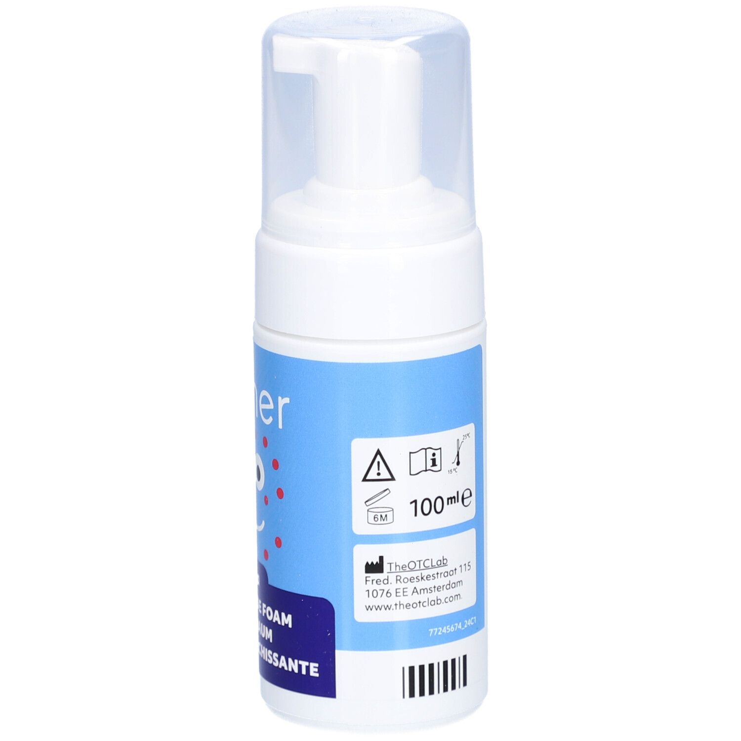 Weiße Flasche mit blauem Etikett. Auf dem Etikett steht "kidsner Alexia". Aufdruck: 100 ml.