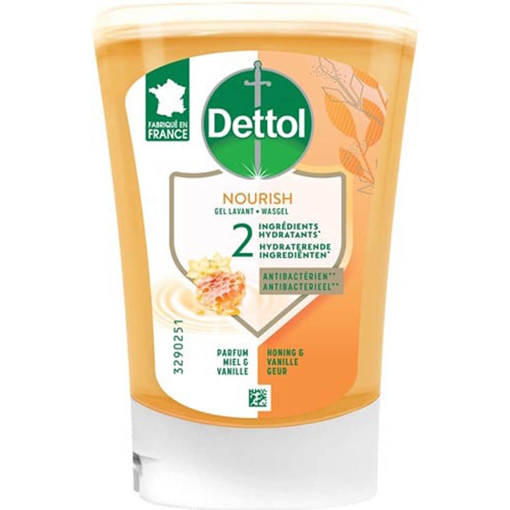 Dettol Nourish Handzeep Honing & Vanillegeur | Navulling