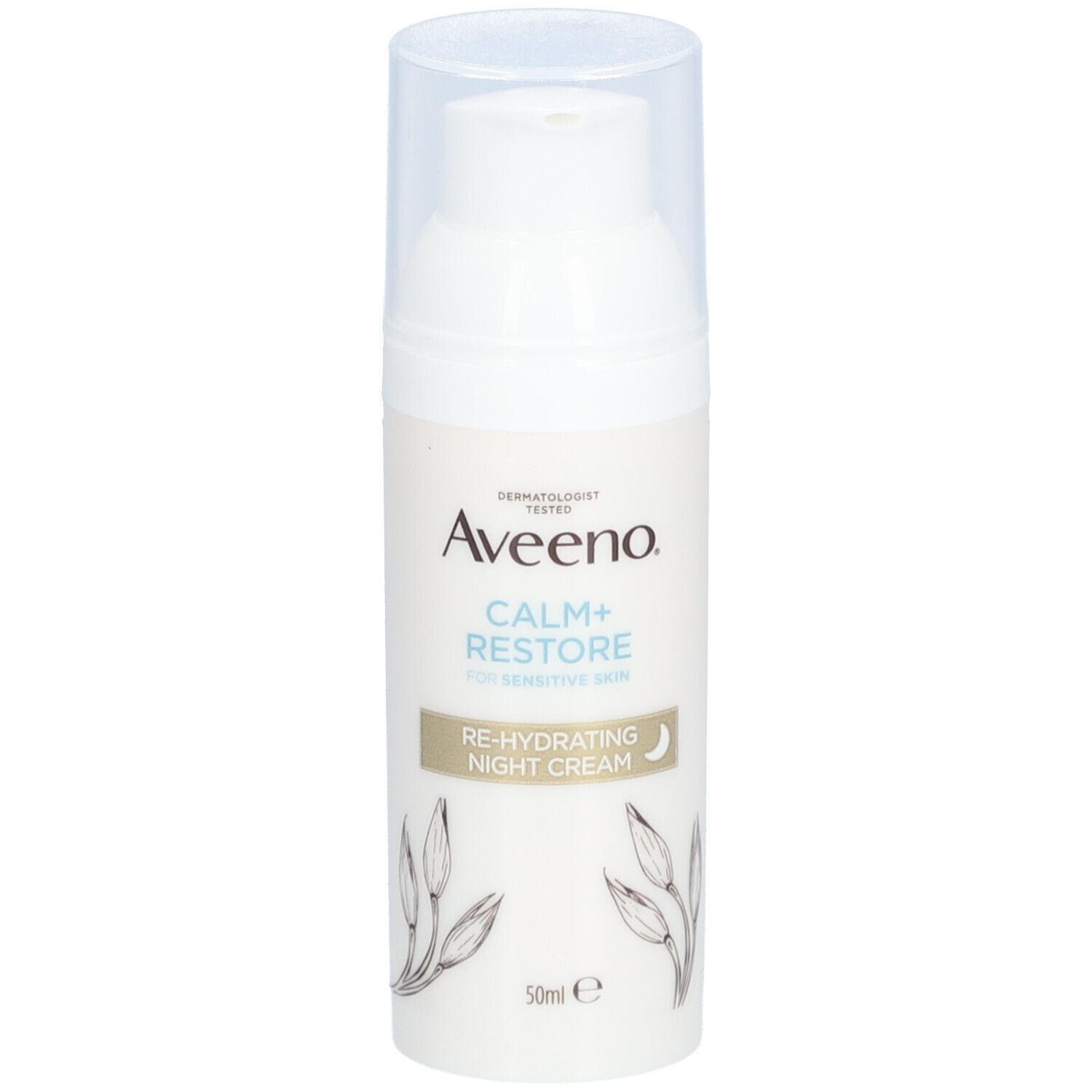 Aveeno® Calm+Restore Rehydraterende Nachtcrème | Normale tot Gevoelige Huid 50
