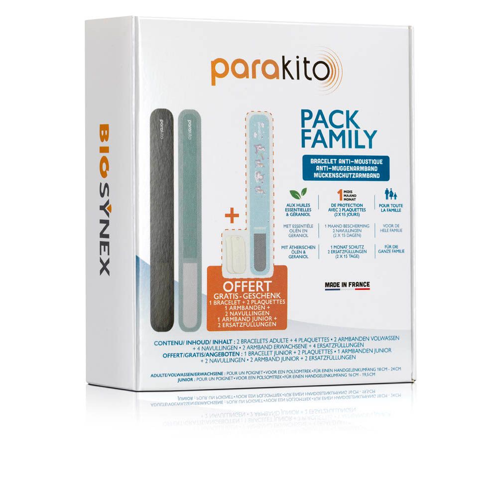 Parakito Pack Family Bracelet Anti-Moustique Licorne