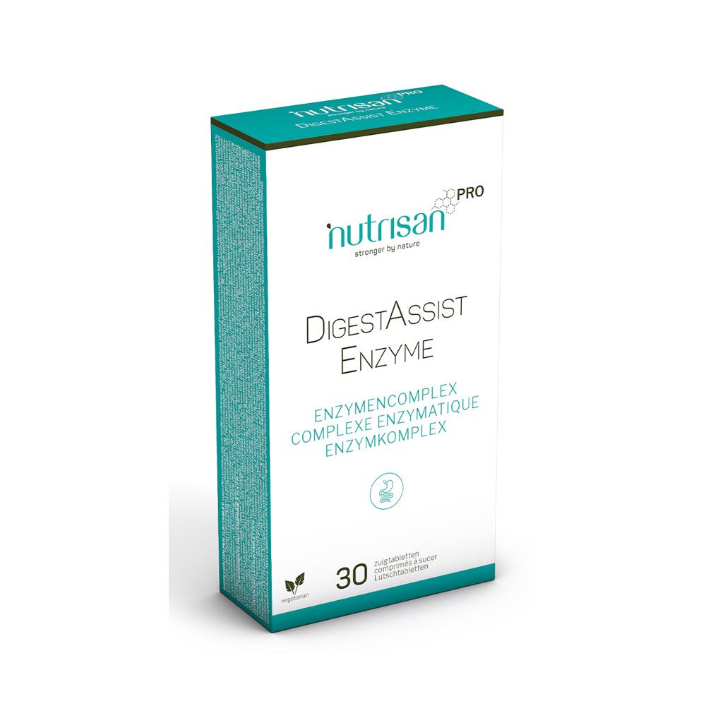 Nutrisan Digestassist Enzyme Enzymencomplex 30 Zuigtabletten