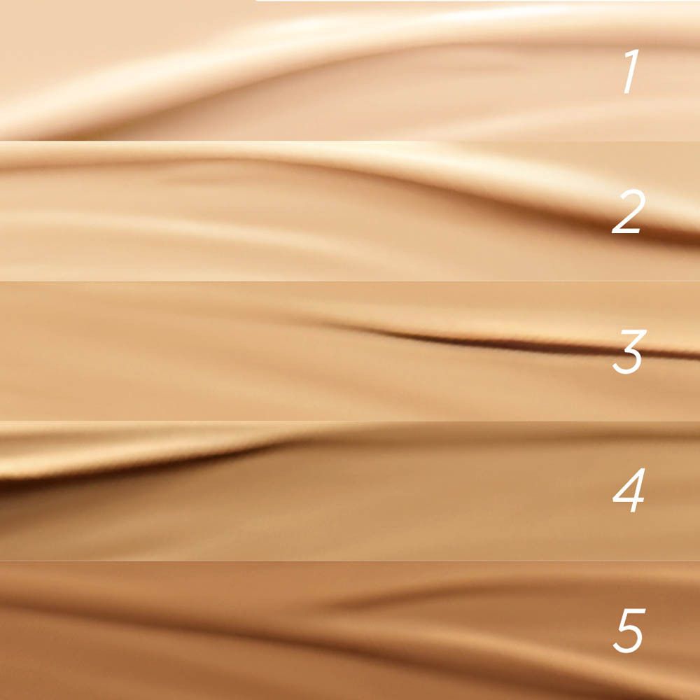 Kleurenpalet van de concealer. Verschillende tinten.