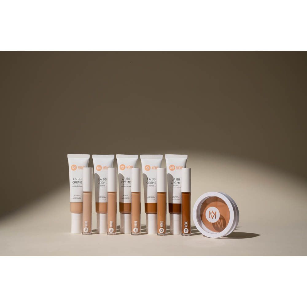 Plusieurs tubes de correcteur et BB crème. Marque Meme. Différentes teintes.