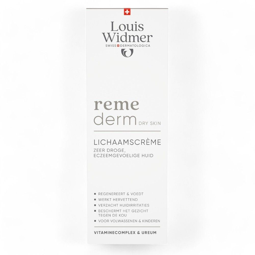 Louis Widmer Remederm Dry Skin Crème Corporelle Légèrement Parfumée