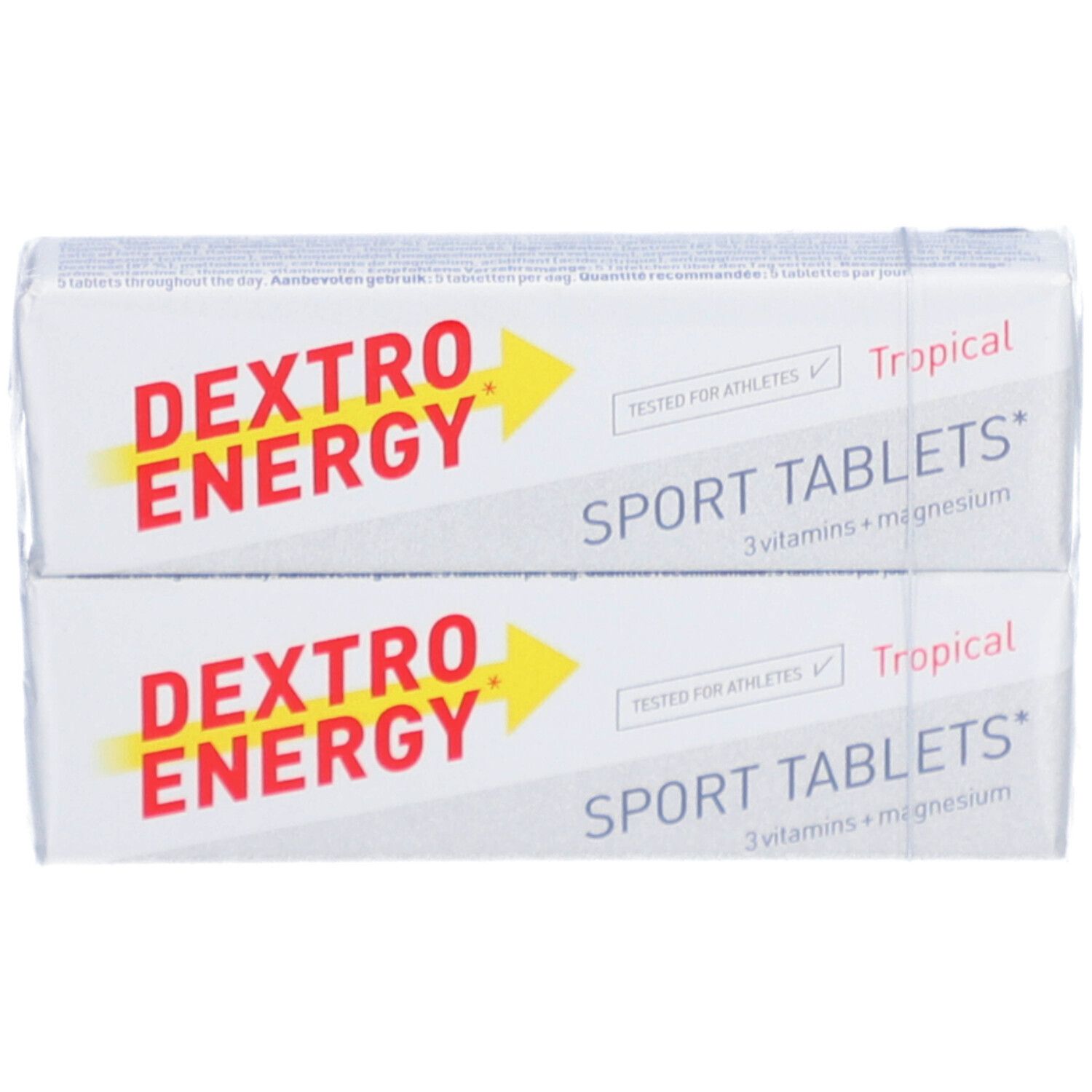 Pietercil Delby's Dextro Energy Sport Tablets Tropical 2X47 Tabletjes 2X47 G