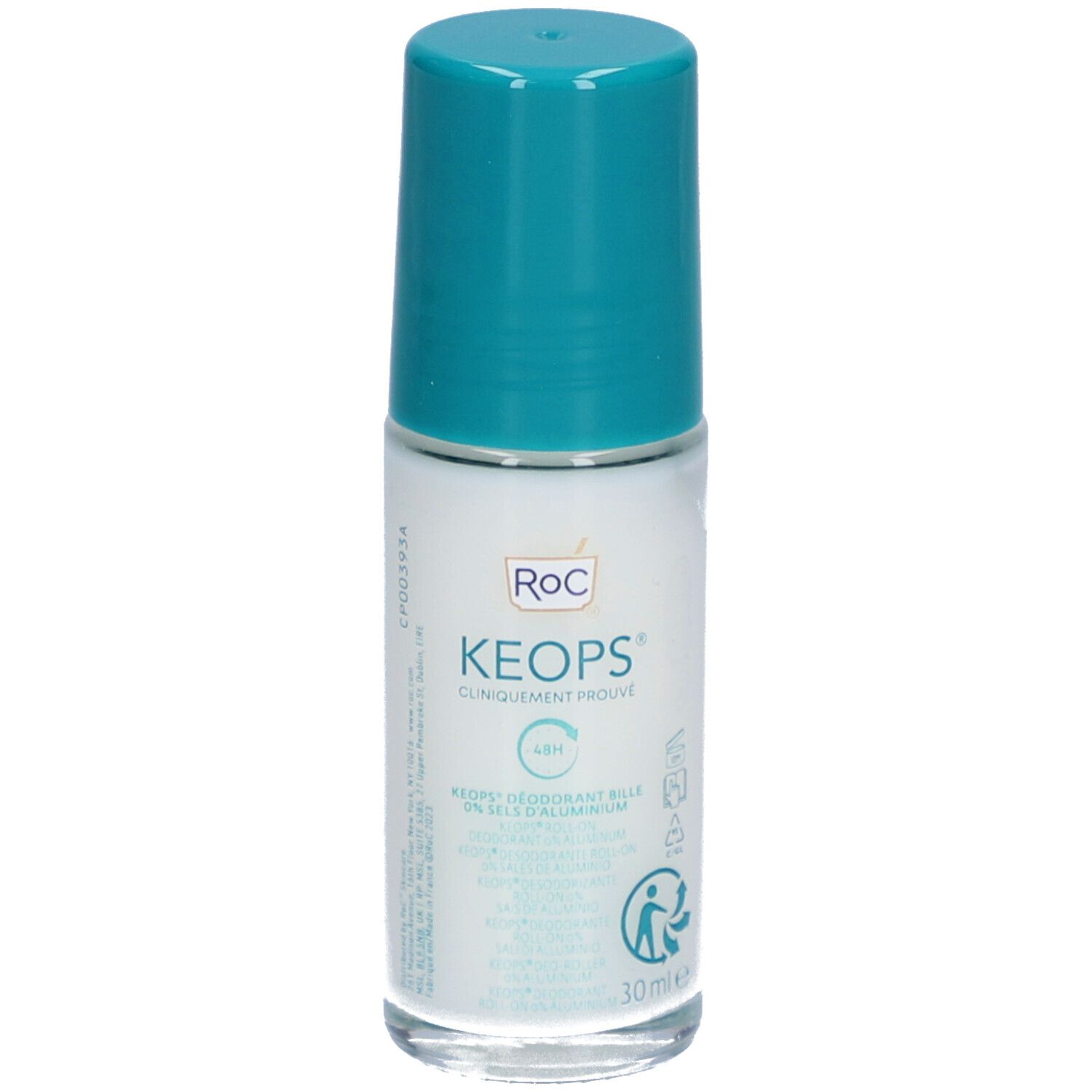 Roc Keops Deo Roll-on 0% Aluminium 30ml 30 ml Roller