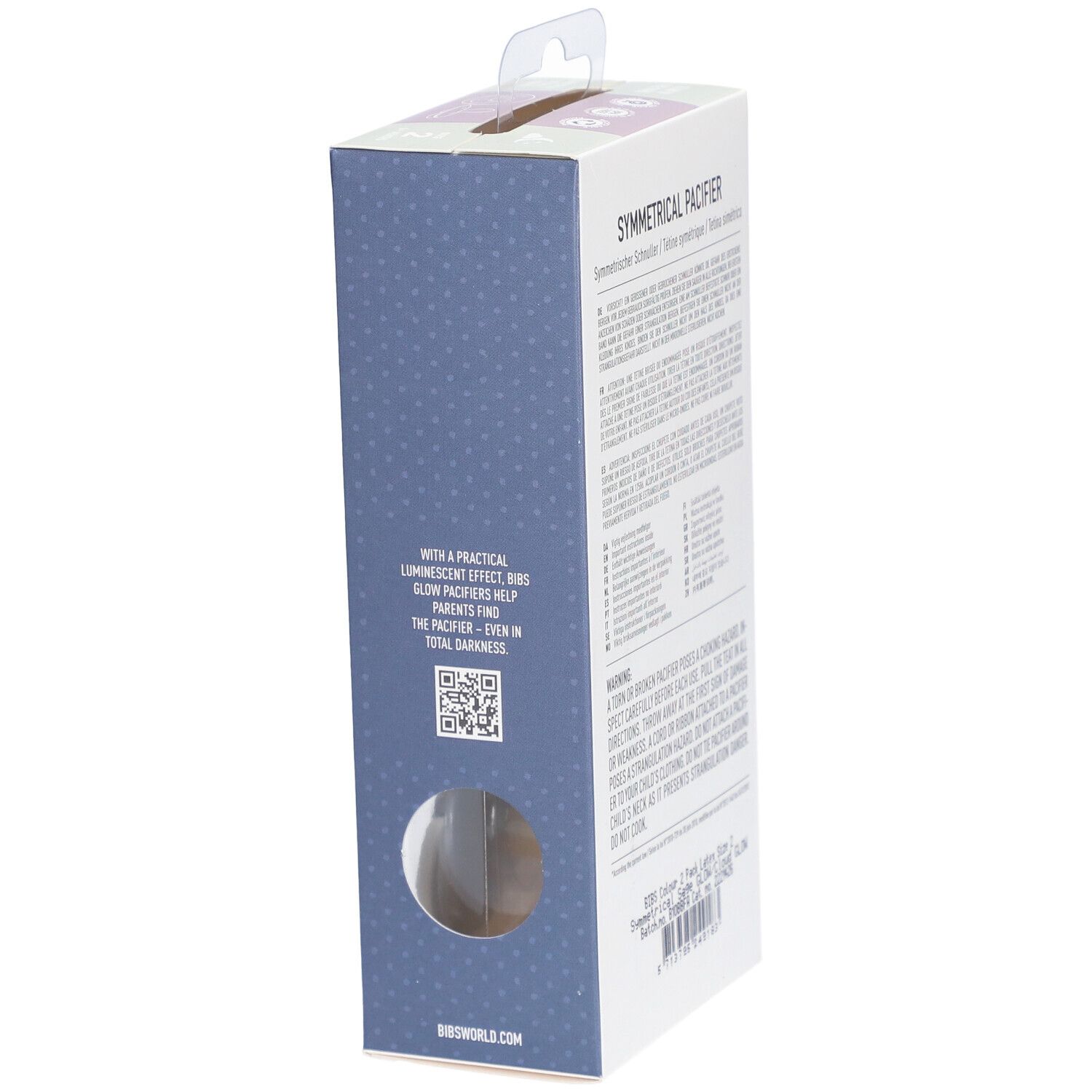 BIBS Colour Schnuller Nacht Sage/Cloud Glow 6-18 Monate