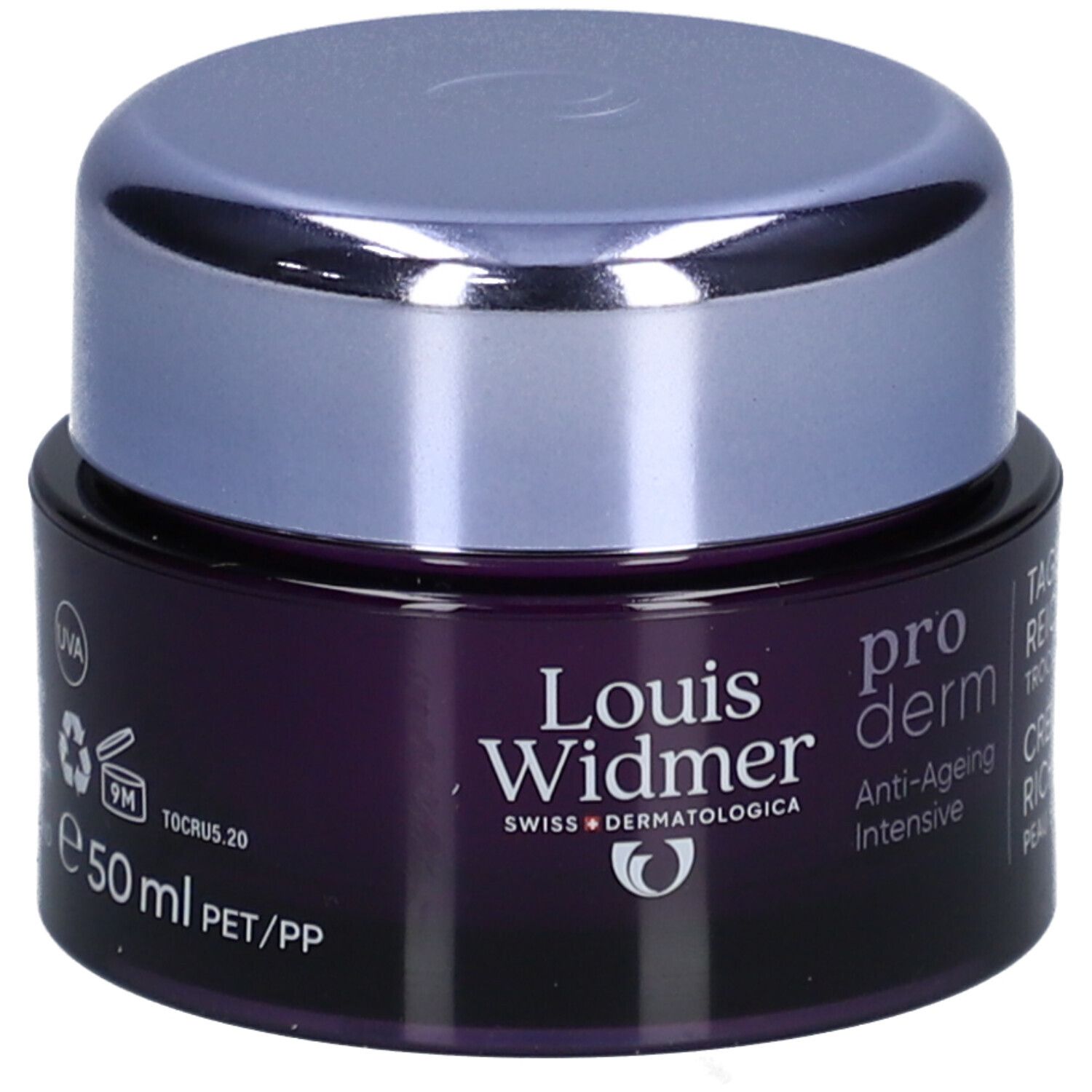Creme-Dose. Louis Widmer Proderm Anti-Ageing Intensive. 50 ml. Mit UV-Schutz.