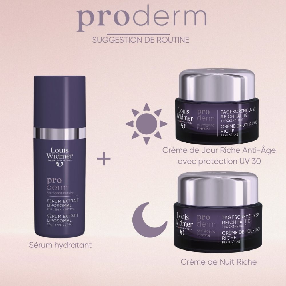 Pot de crème. Louis Widmer Anti-Âge Intensive. 50 ml. Avec protection UV.