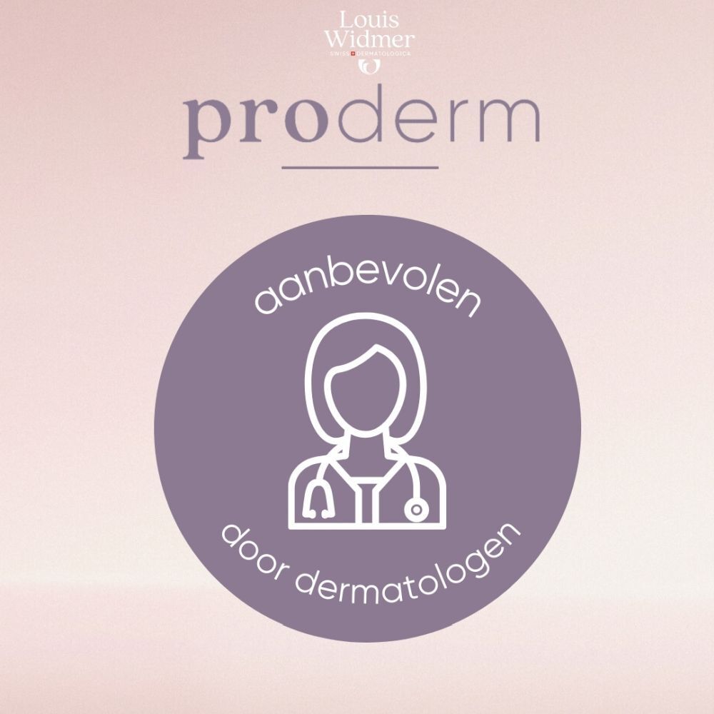 Pot met productnaam en logo: Louis Widmer Proderm Anti-Ageing Intensive Nachtcrème.
