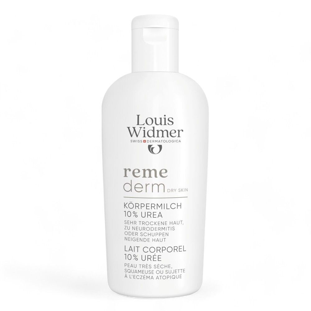 Louis Widmer REMEDERM PEAU SECHE Lait corporel 10% Urée sans parfum