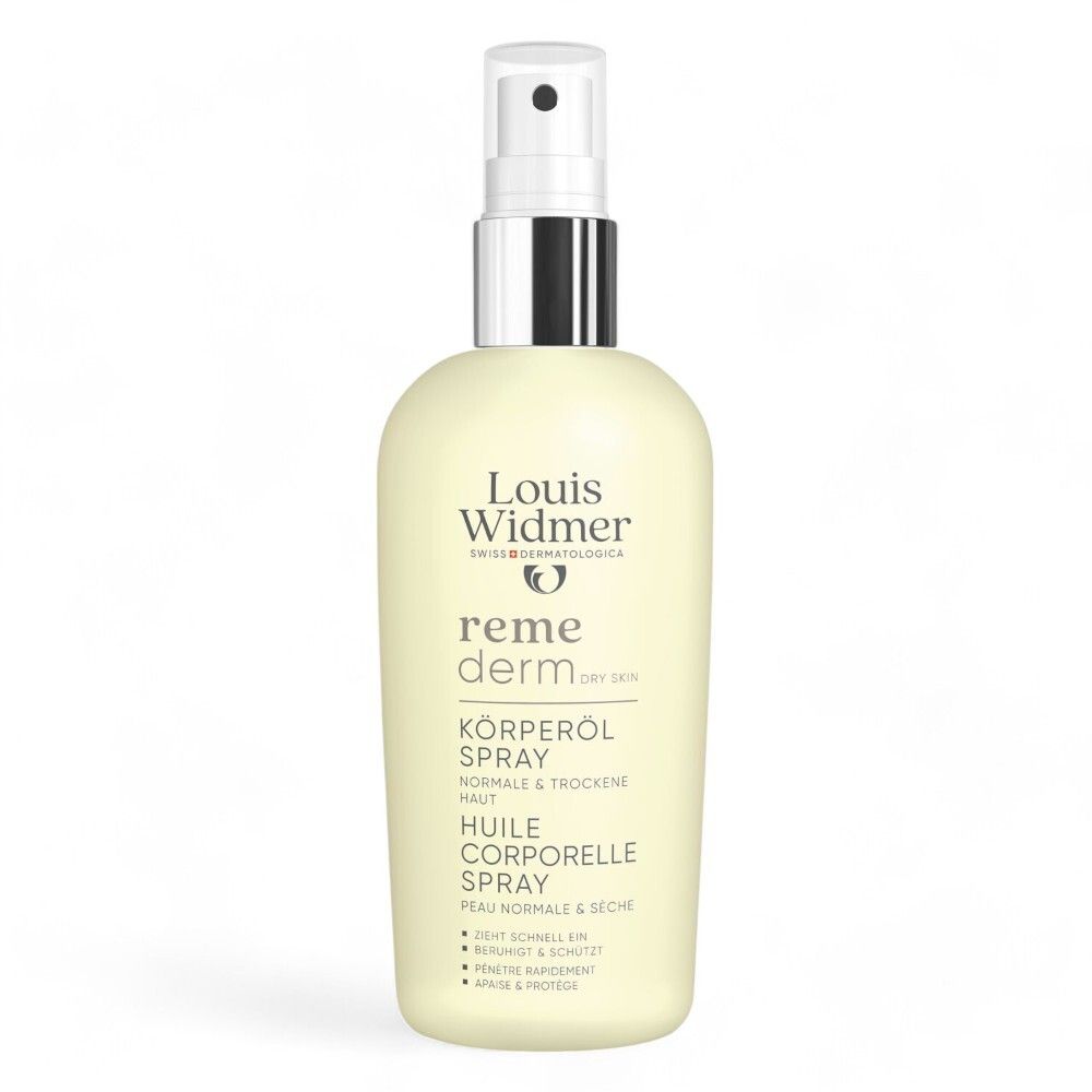 Louis Widmer Remederm Huile sèche pour le corps Spray Légèrement Parfumée