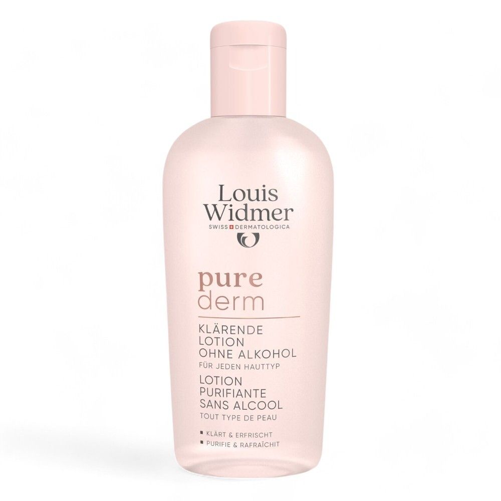 Louis Widmer Purederm Lotion Purifiante Sans Alcool Légèrement Parfumée