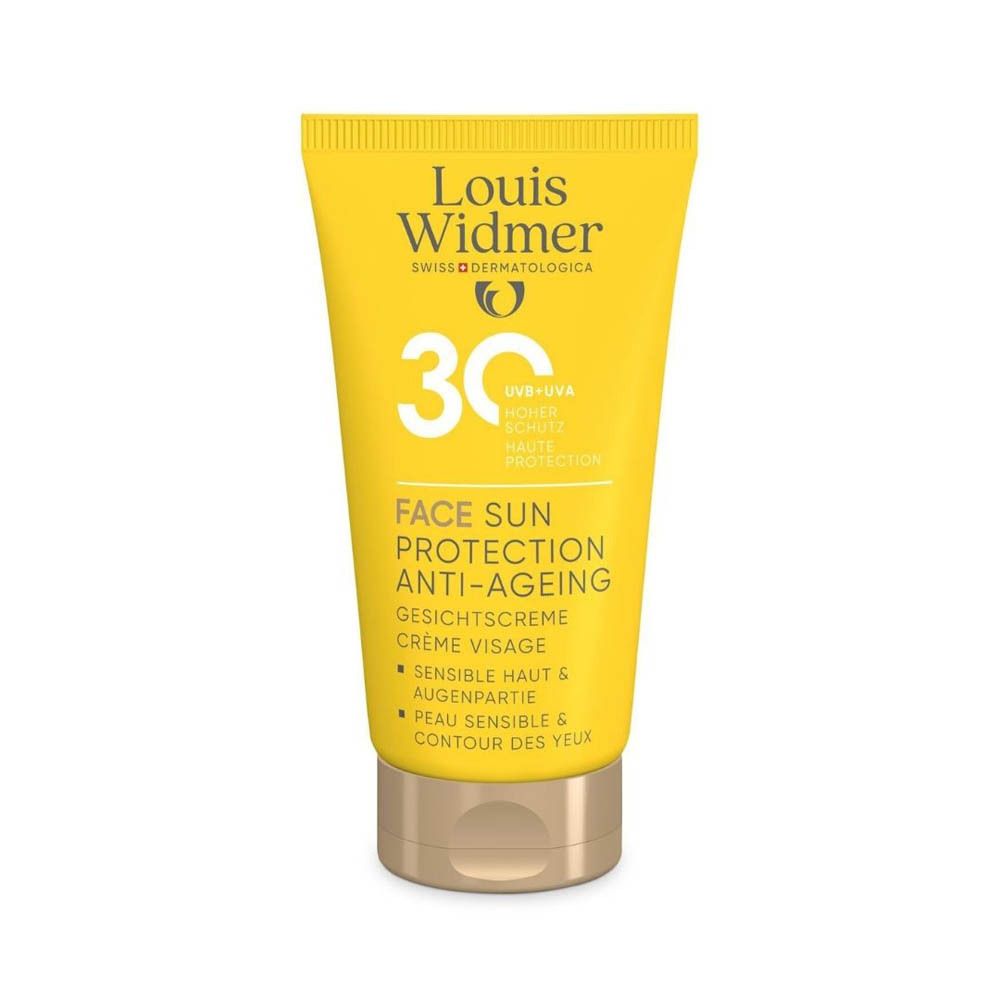Louis Widmer Face Sun Protection Anti-Aging SPF30 Légèrement Parfumé