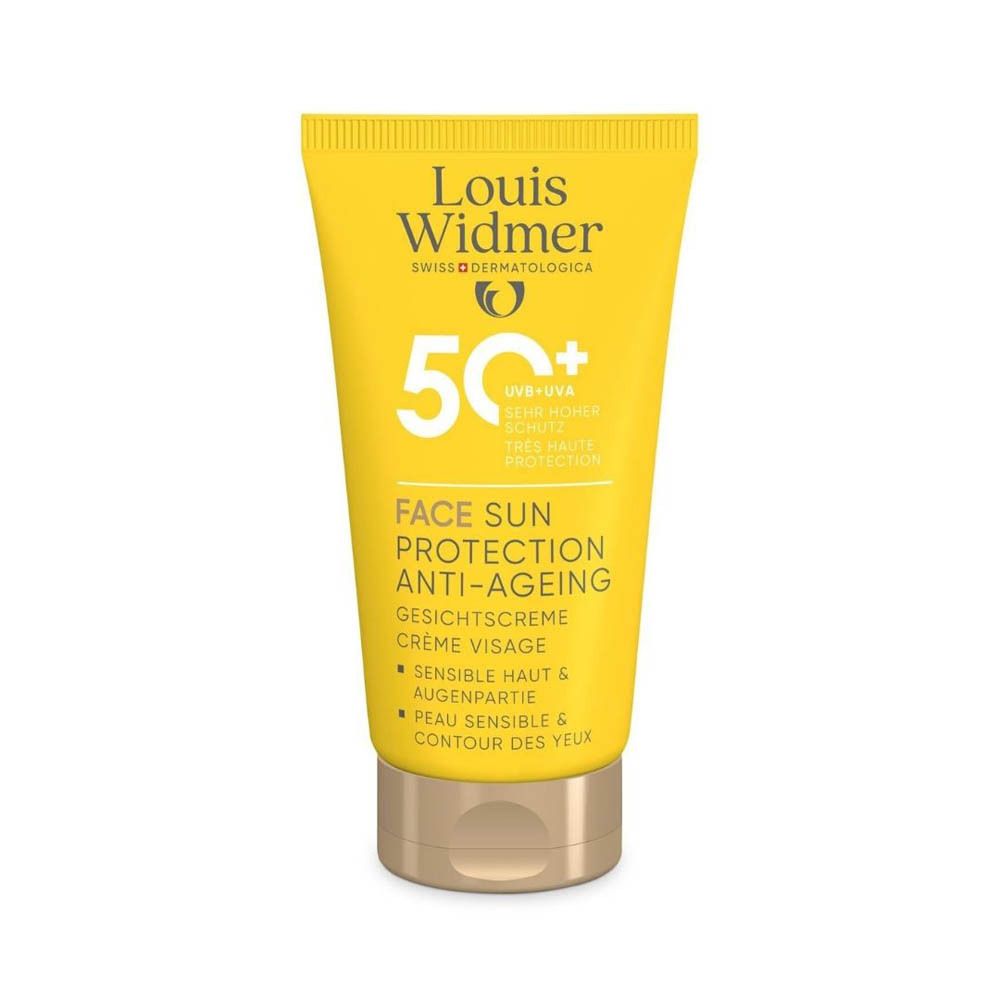 Louis Widmer Face Sun Protection Anti-Aging SPF 50+ Légèrement Parfumé