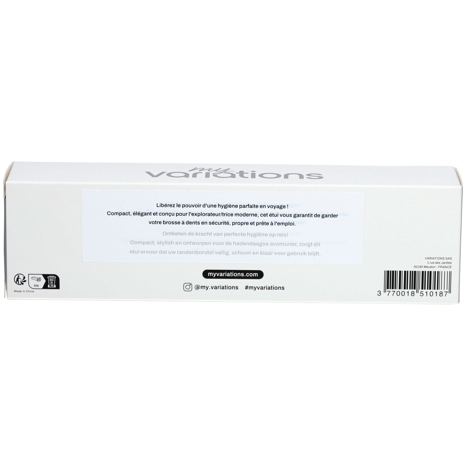 MyVariations Reise-Etui - Ivory-White view 2