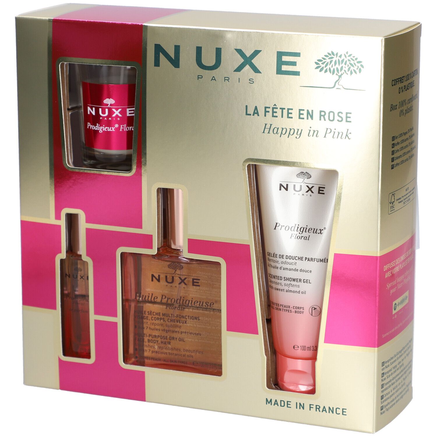Nuxe Coffret de Noël La Fête en Rose