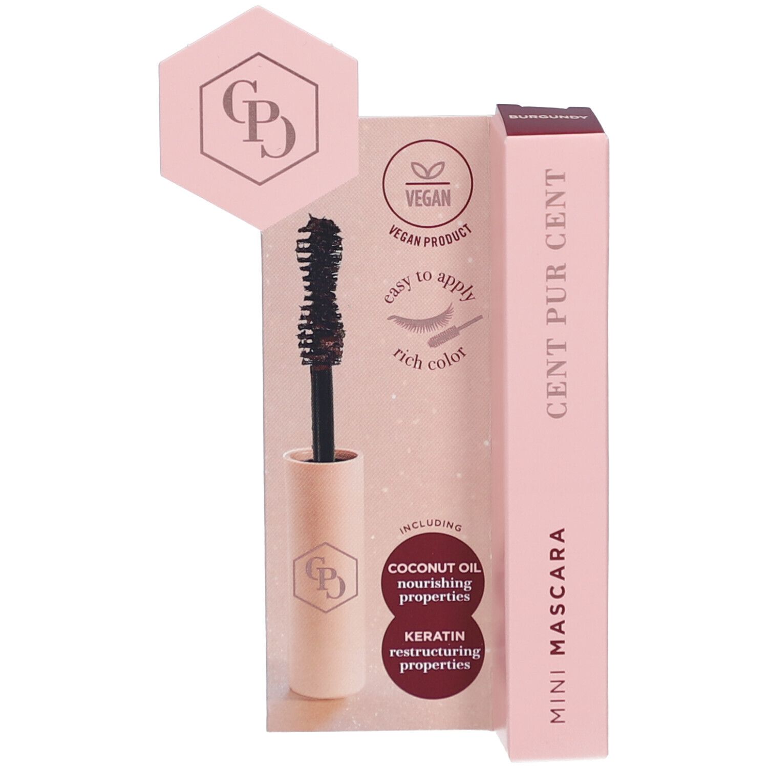 Pur Cent Ultieme Mini Mascara Bourgondisch 3,8 Make-up