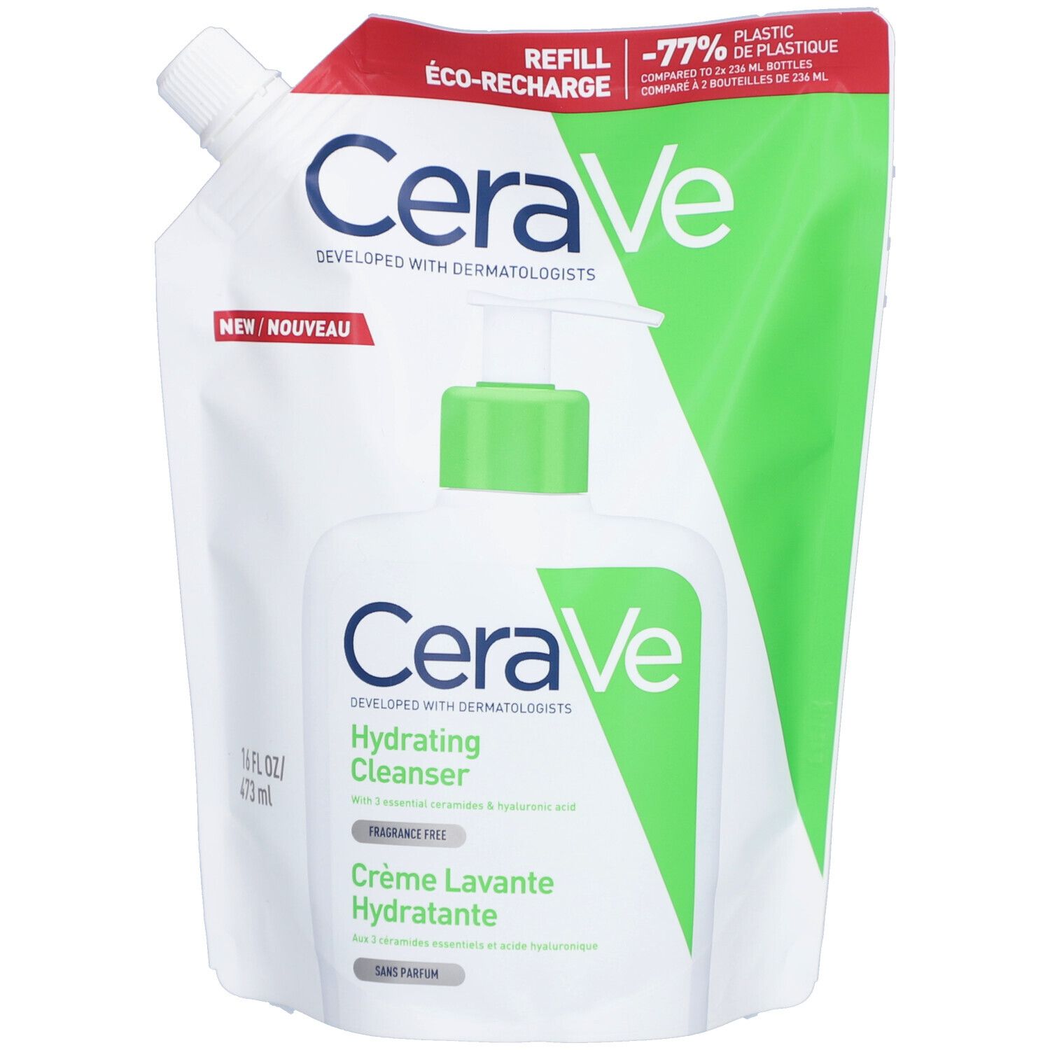 Cerave Crema | Ricarica Di Detergente Idratante Detergente Viso & Detergente Corpo Per Pelli Da Normali A Secche | 473Ml - Immagine 15