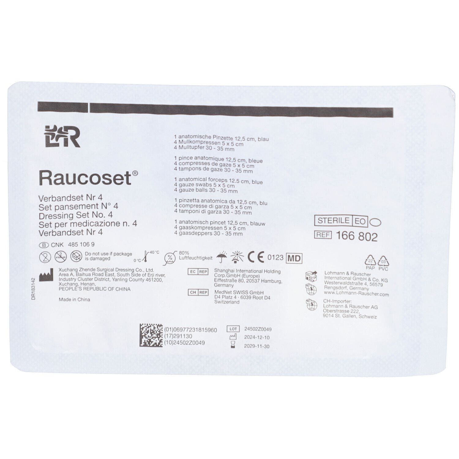 Lohmann & Rauscher Raucoset® Set Pansement N4 166802 1 pc(s) Set(S) view 2